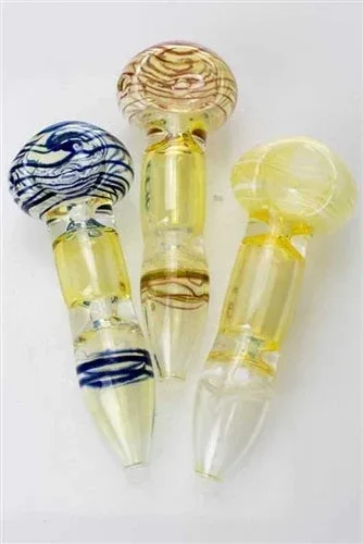 4.5" Changing Colour Glass Hand Pipe