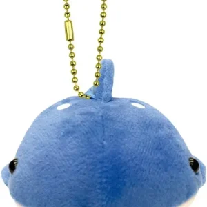 Amuse Pocket Aquarium Shark Mascot Plush Keychain Polyester
