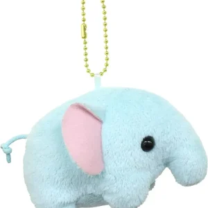 Amuse Pocket Zoo Elephant Mascot Plush Polyester Charm