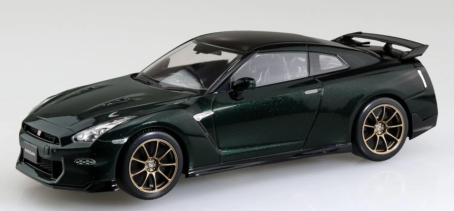 Aoshima 1/32 Rakupla Nissan R35 GT-R 2024 Midnight Purple Snap Kit - Image 2