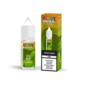 Apple Peach Fruity Vapes Nic Salt 10ml Vape Juice