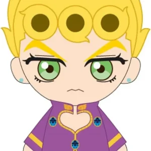 Bandai Namco Nui Official Giorno Giovanna Chibi Plush Figure