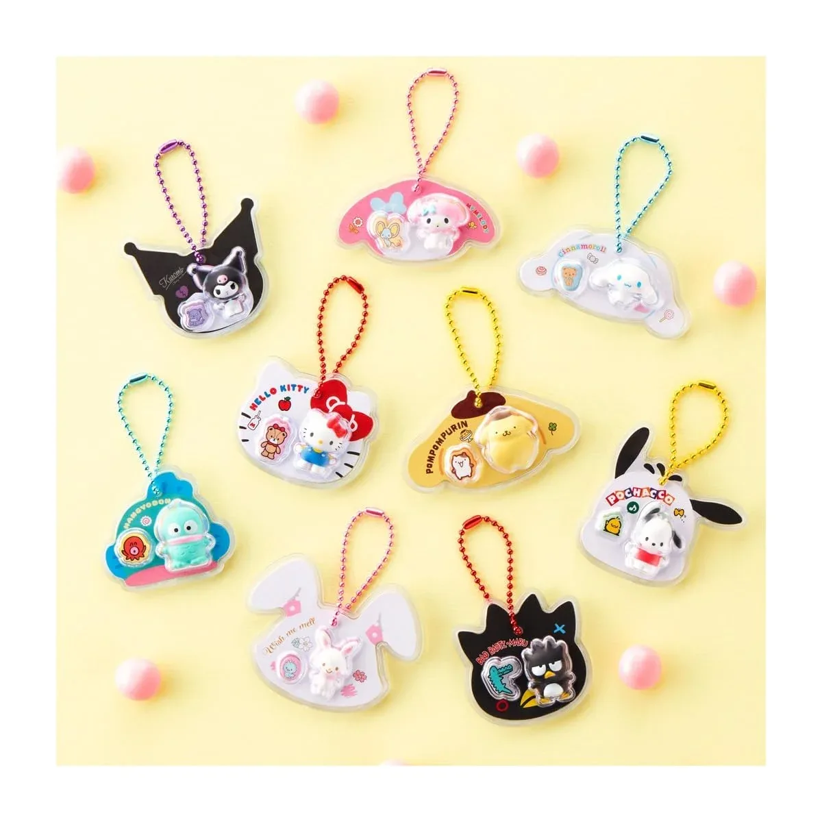 Bandai Sanrio Charm & Chocoboro Semi-Chocolate Candy Box Set of 10 (blind assortment)
