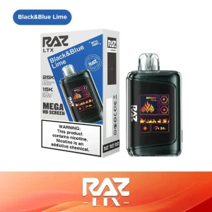 Black &amp; Blue Lime - RAZ LTX DC25000 Disposable Vape