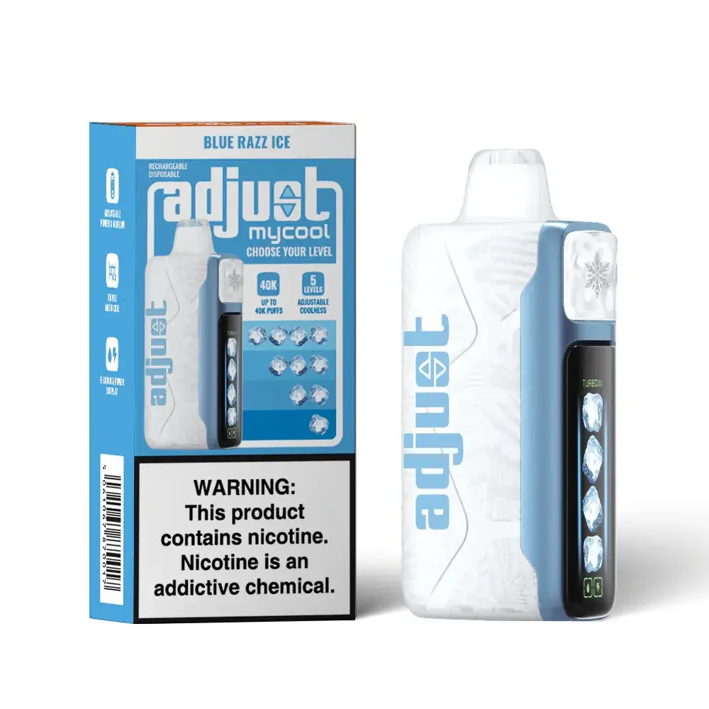 Blue Razz Ice - Adjust MyCool 40K Disposable Vape