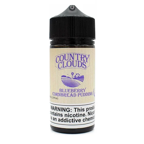 Blueberry Cornbread Pudding - 6mg - Country Clouds - 100mL