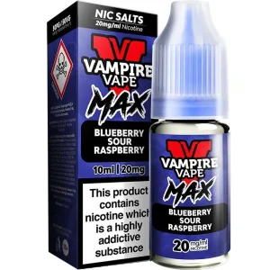 Blueberry sour raspberry Vampire Vape Max e-liquid 10ml