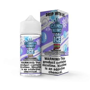 Candy King ON ICE – Strawberry Watermelon Bubblegum – 100ML E-Liquid