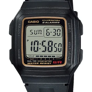 Casio Men's Black Collection F-201Wa-9Ajh Digital Wristwatch