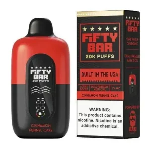 Cinnamon Funnel Cake - Fifty Bar 20K Disposable Vape