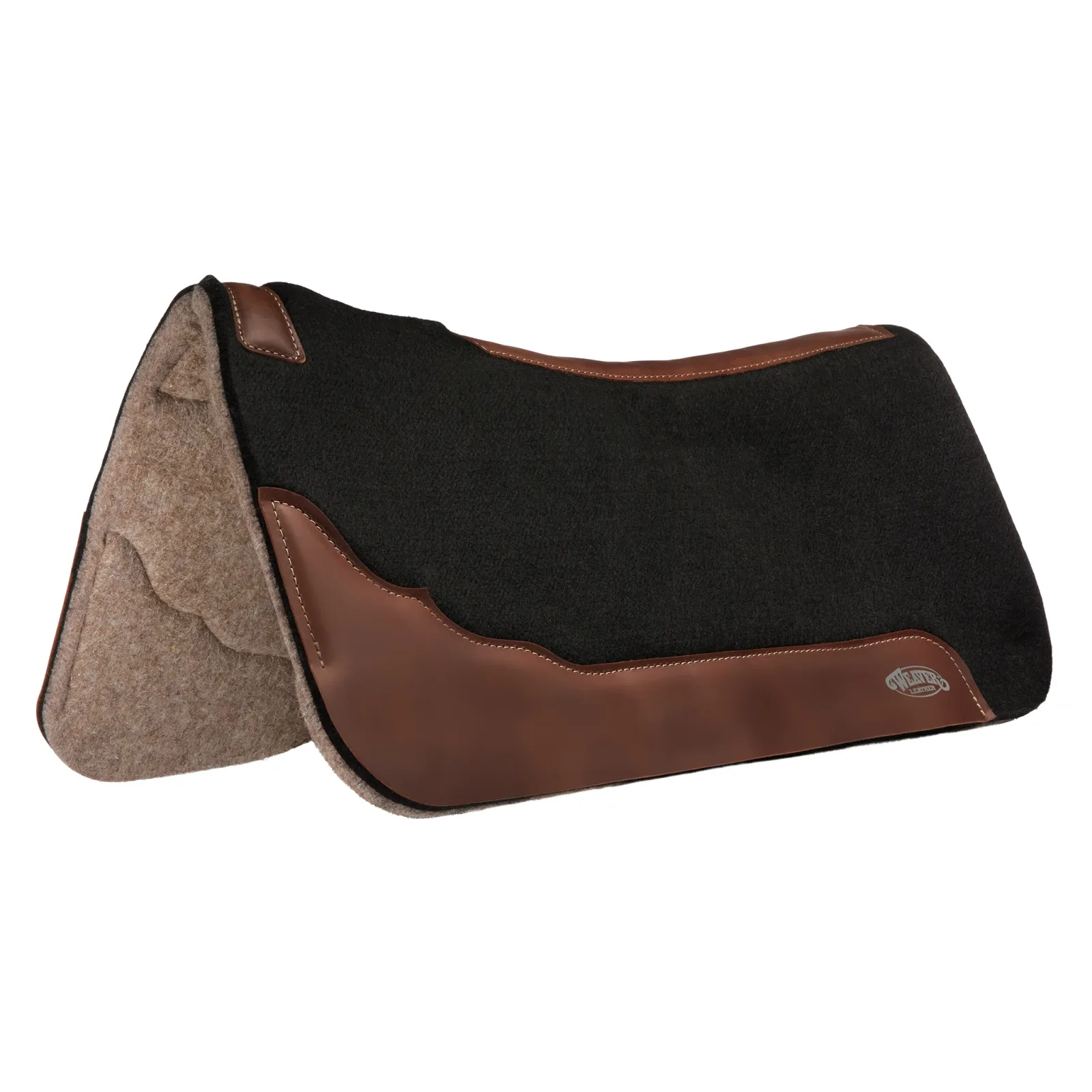 Contoured 100% Wool Felt Saddle Pad
