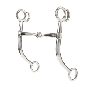 Draft Bit, 6" Tom Thumb Snaffle Mouth