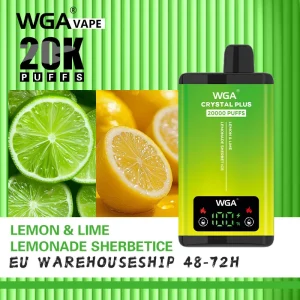 EU Warehouse WGA CRYSTAL PLUS 20k Puffs Disposable Vape 20000 Puffs