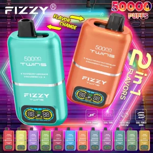 Fizzy Twins 50000 EU – Dual Flavor Vape with 50,000 Puffs & Adjustable Airflow(EU Warehouse)