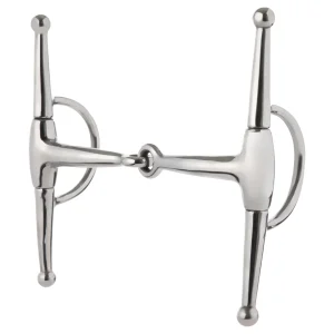 Full Cheek Snaffle Bit, 5" Eggbutt Mouth