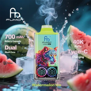 Fumot Leopard 40K-40,000 Puffs, Dual Mesh Core, 700mAh Battery, Type-C Charging