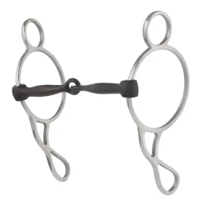 Gag Bit, 5-1/2" Sweet Iron Snaffle Mouth
