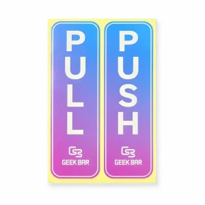 Geek Bar Pulse Sticker Set