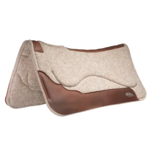 Gel Contoured Wool Blend Felt Saddle Pad, 1" Thick