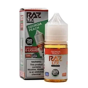 Georgia Peach - 55mg - Pod Juice x Raz LTX - 30mL
