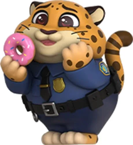 Hot Toys Cosbi Disney Clawhauser Figure - Zootopia Collection 020 Japan Official