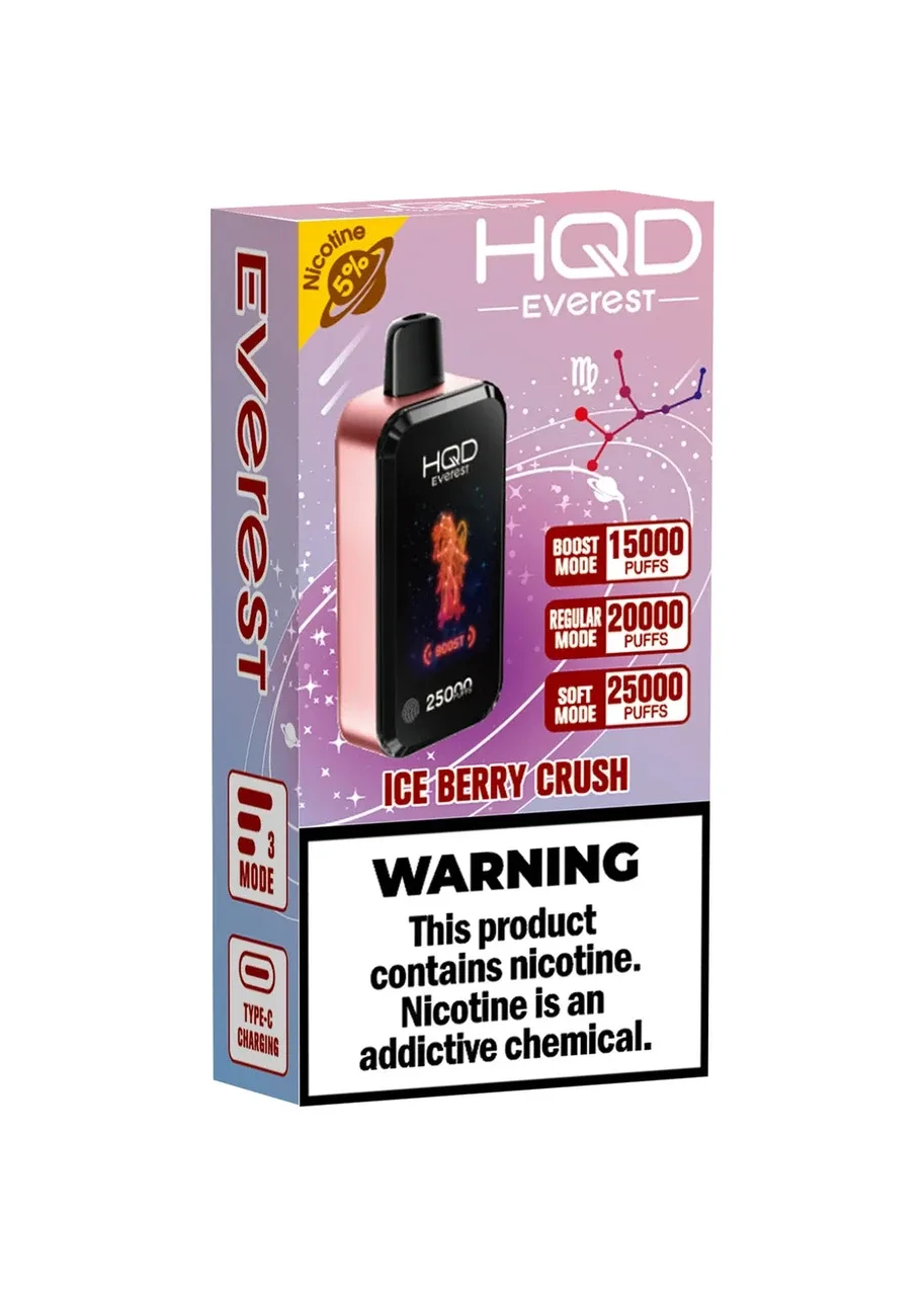 HQD Cuvie Everest 25K: Ice Berry Crush