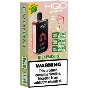 HQD Cuvie Everest 25K: Juicy Peach Ice