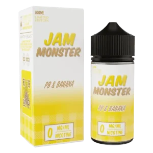 Jam Monster – PB & Banana – 100ML E-Liquid