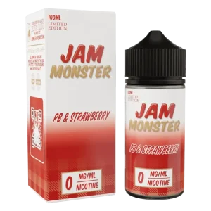 Jam Monster – PB & Strawberry – 100ML E-Liquid
