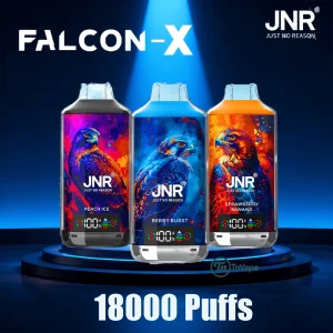 JNR FALCON X 18000 – 18,000 Puffs Dual Mesh Vape with LED Display & 24ml E-liquid