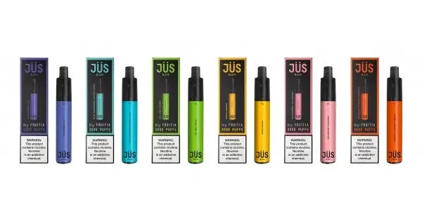 JUS BAR BY FRUITIA 3000 Puff DISPOSABLE Vape