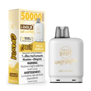Level X Boost Pod Unleashed 20mL - Killa Vanilla | Vape Cloud Canada