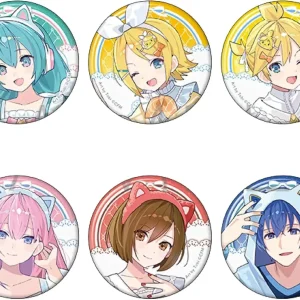 Movic Hatsune Miku CAT Character Badge Set - Box of 6 Pins