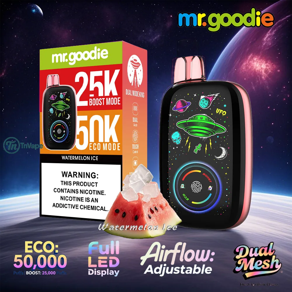 Mr.Goodie Dual Mode King 50000 Puffs | Dual Flavor Vape with Smart Touch & Long Battery Life
