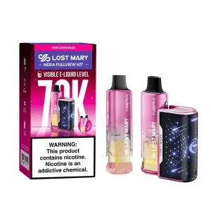 Pink Lemonade - Lost Mary Nera Fullview 70k Disposable Vape Kit