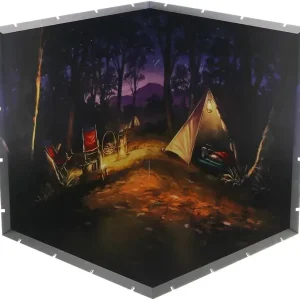 PLM Dioramansion 200 Camp Figure Display Panel Set ABS
