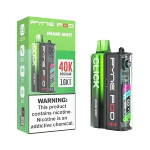 Pyne Pod Click 40K Disposable Vape Kit (5%, 40000 Puffs) - Miami Mint