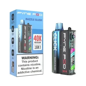 Pyne Pod Click 40K Disposable Vape Kit (5%, 40000 Puffs) - Razzle Slush