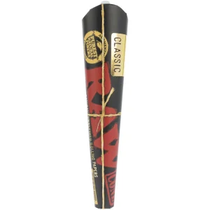 RAW- 3PK KING BLACK CONES CLASSIC
