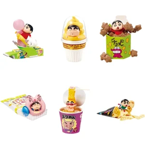 Re-Ment Crayon Shin Chan Snack Otsuya Party Figure Set Box Japan