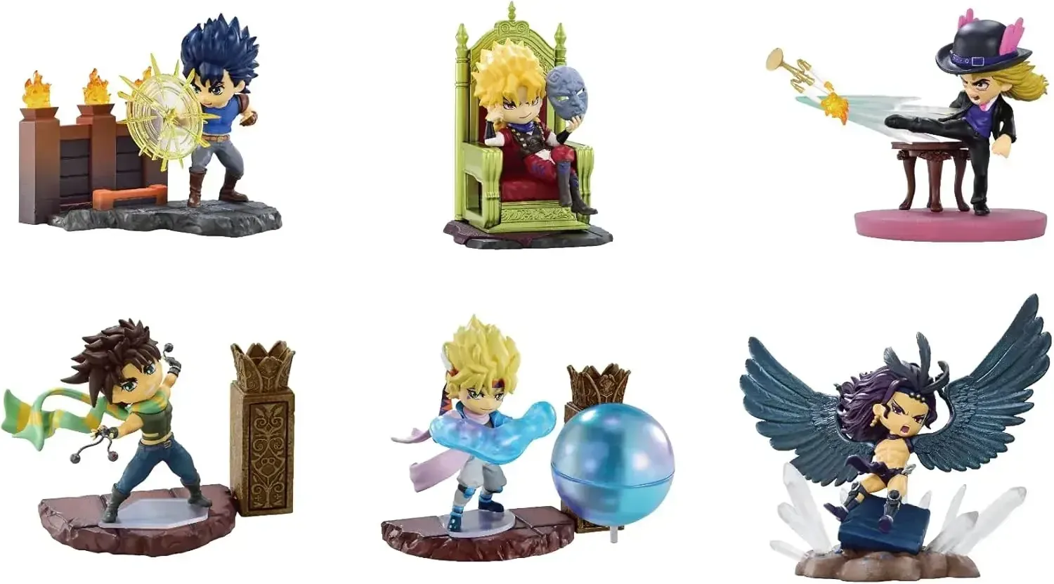 Re-Ment JoJo Bizarre Adventure Phantom Blood Desk Figure Set