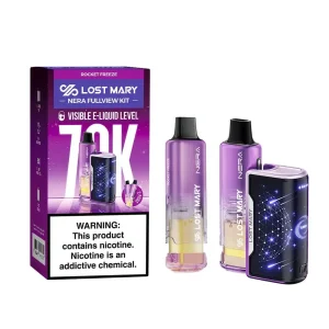 Rocket Freeze - Lost Mary Nera Fullview 70k Disposable Vape Kit