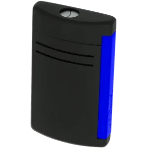 S.T. Dupont MaxiJet Torch Lighter - Matte Black & Neon Blue