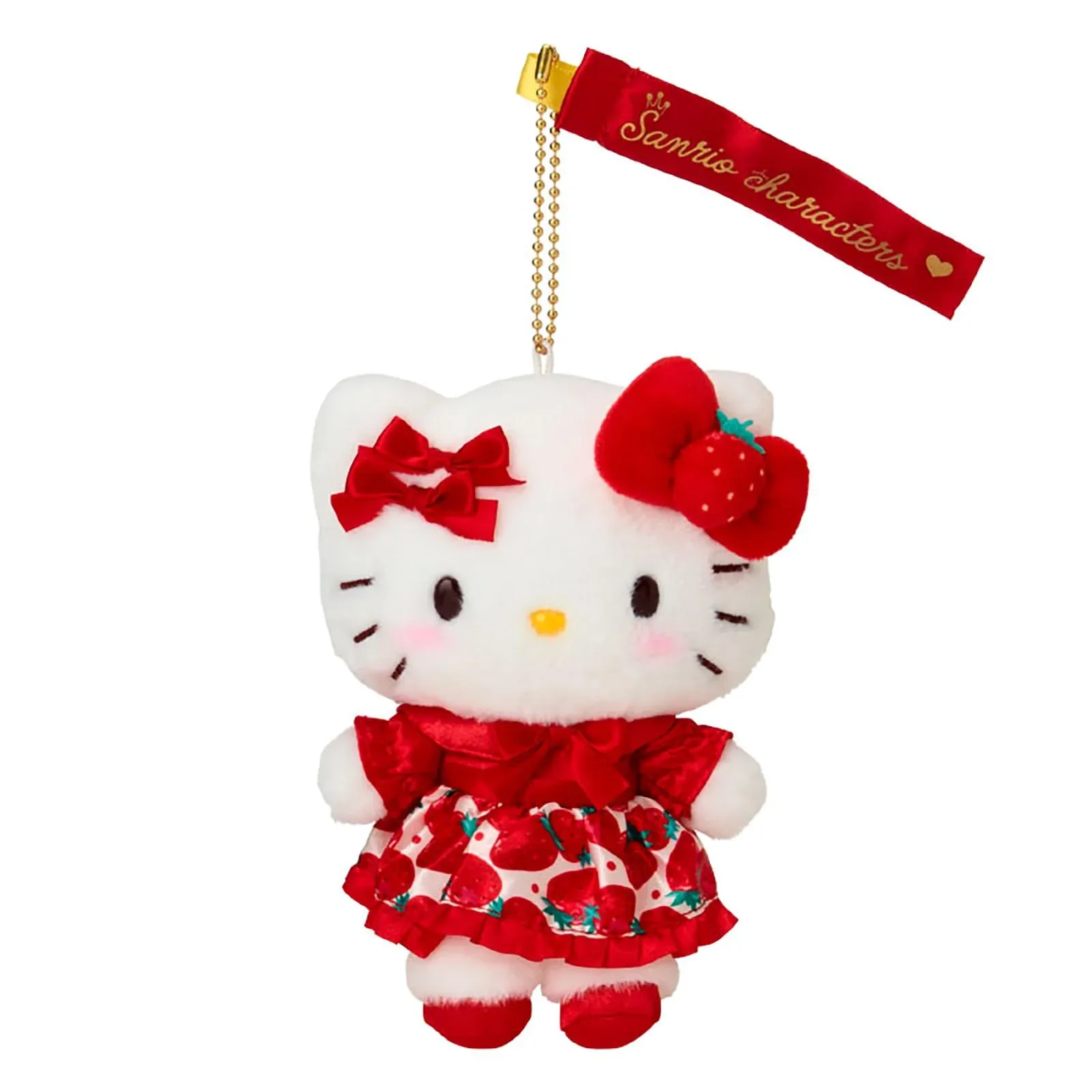 Sanrio Hello Kitty Mascot Holder for Ages 6+ Polyester Nylon Strap Toy