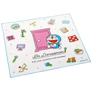 Skater Doraemon Line Sanrio Lunch Cloth 43x43cm -A