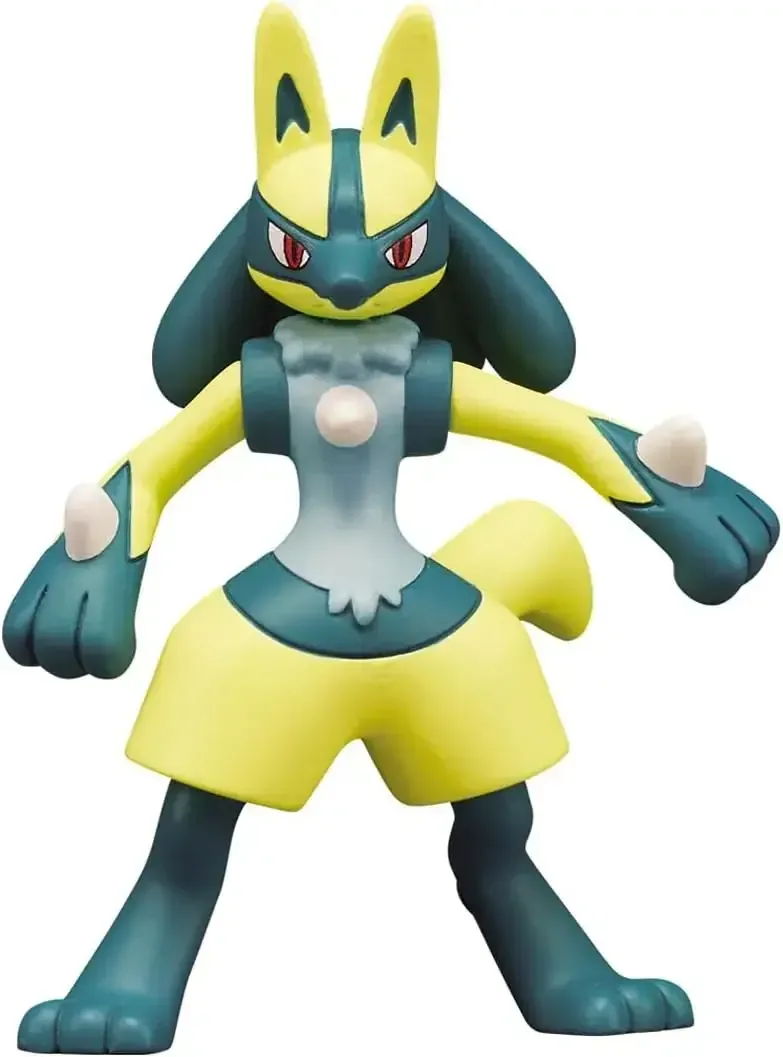 Takara Tomy Pokemon Moncolle MS 52 Yellow Lucario Collectible