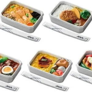 Tamakyu Ana International Economy Class Meal Set Figure Capsule Toy Bundle
