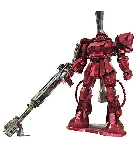 Tenyo Metallic Nano Puzzle Premium Series Ms-06s Zaku Ii Car's Custom Model Kit