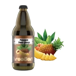 Three Berry Small Wine Bottle Disposable Vape 15000 Puffs – Pineapple Peach Mango