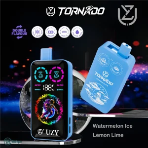 UZY tornado 30000 Puffs(Double Flavors) Smart Vape with 850mAh Battery & Display